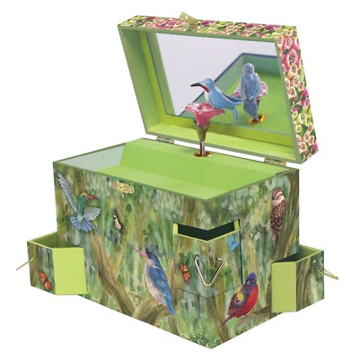 Enchantmints Birds on a Breeze Musical Jewelry Box, Perfect Gift for Girls & Boy