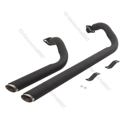 For Honda Shadow ACE 750 VT750 1997-2003 Motorcycle Full Exhaust Pipe Black Tips