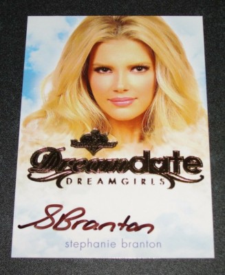 2017 Benchwarmer STEPHANIE BRANTON Dreamgirls DREAM DATE Gold Foil Auto