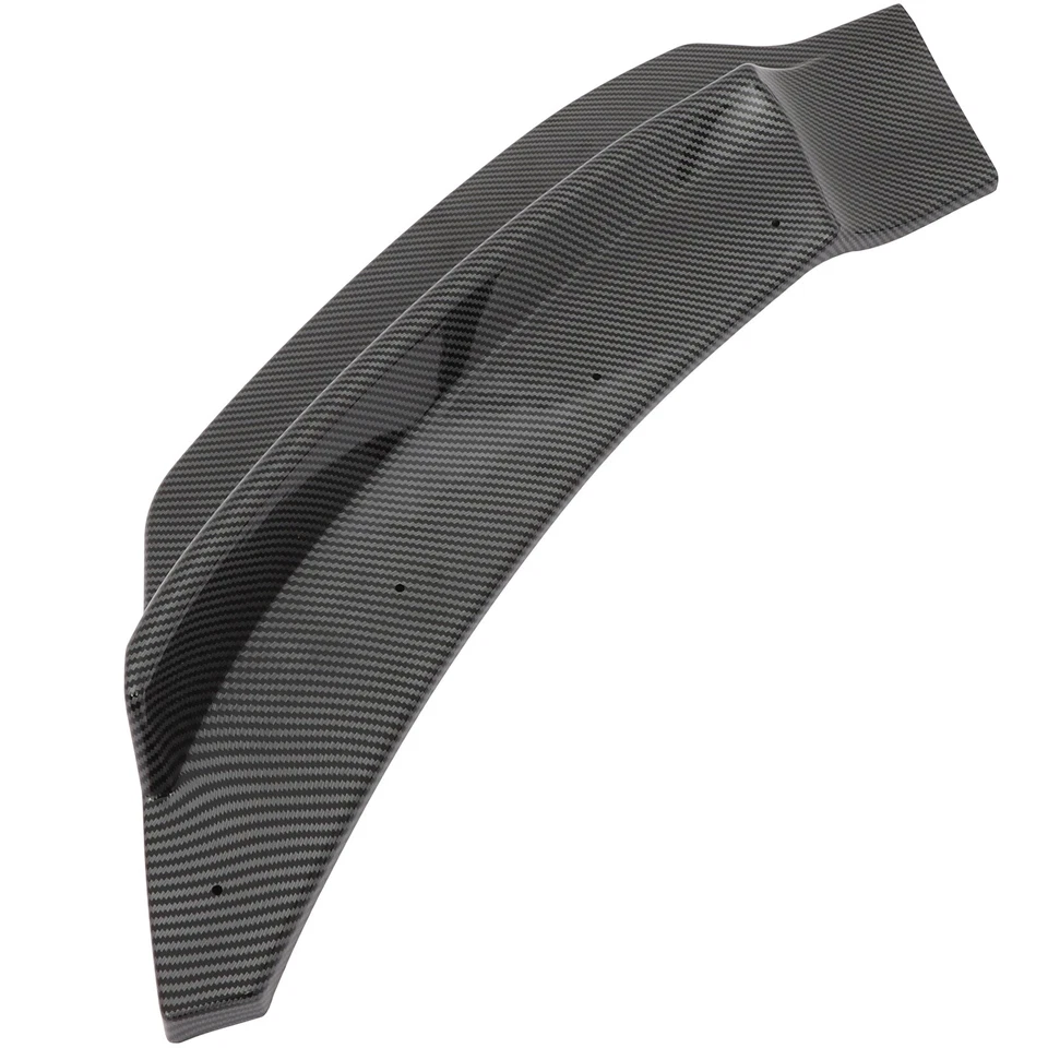 Black Carbon Front Bumper Lip Chin Spoiler For 2014-2020 BMW 420i Gran Coupe - Image 4 of 4