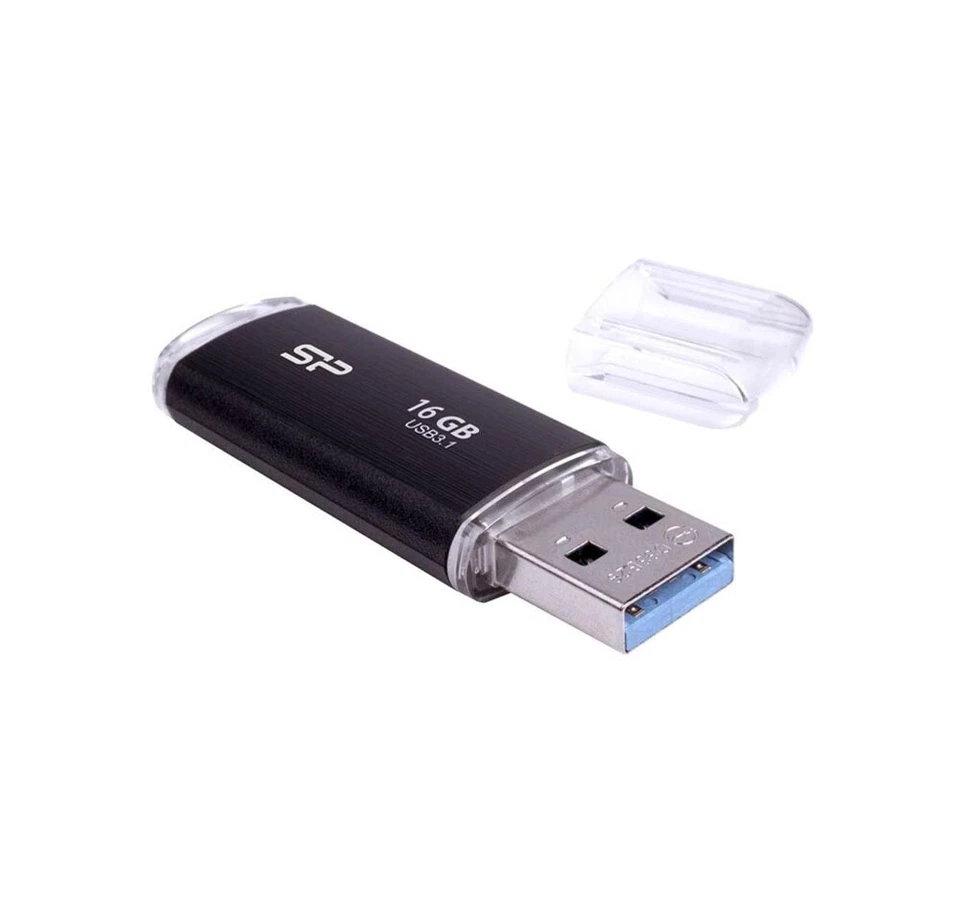 PEN DRIVE 16GB CHIAVETTA USB 3.1 16 GB SILICON POWER FLASH DRIVE BLAZE B02 PC - Immagine 2 di 2