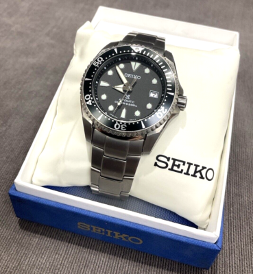 SEIKO Prospex Shogun Automatic Diver Black Dial Titanium Men's