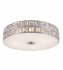 KINETIC 15 4 LIGHT FLUSH MOUNT IN POLISHED CH...