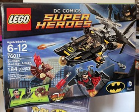 LEGO 76011 DC COMICS Super Heroes Batman MAN-BAT ATTACK 184pc 2014 NIB Retired