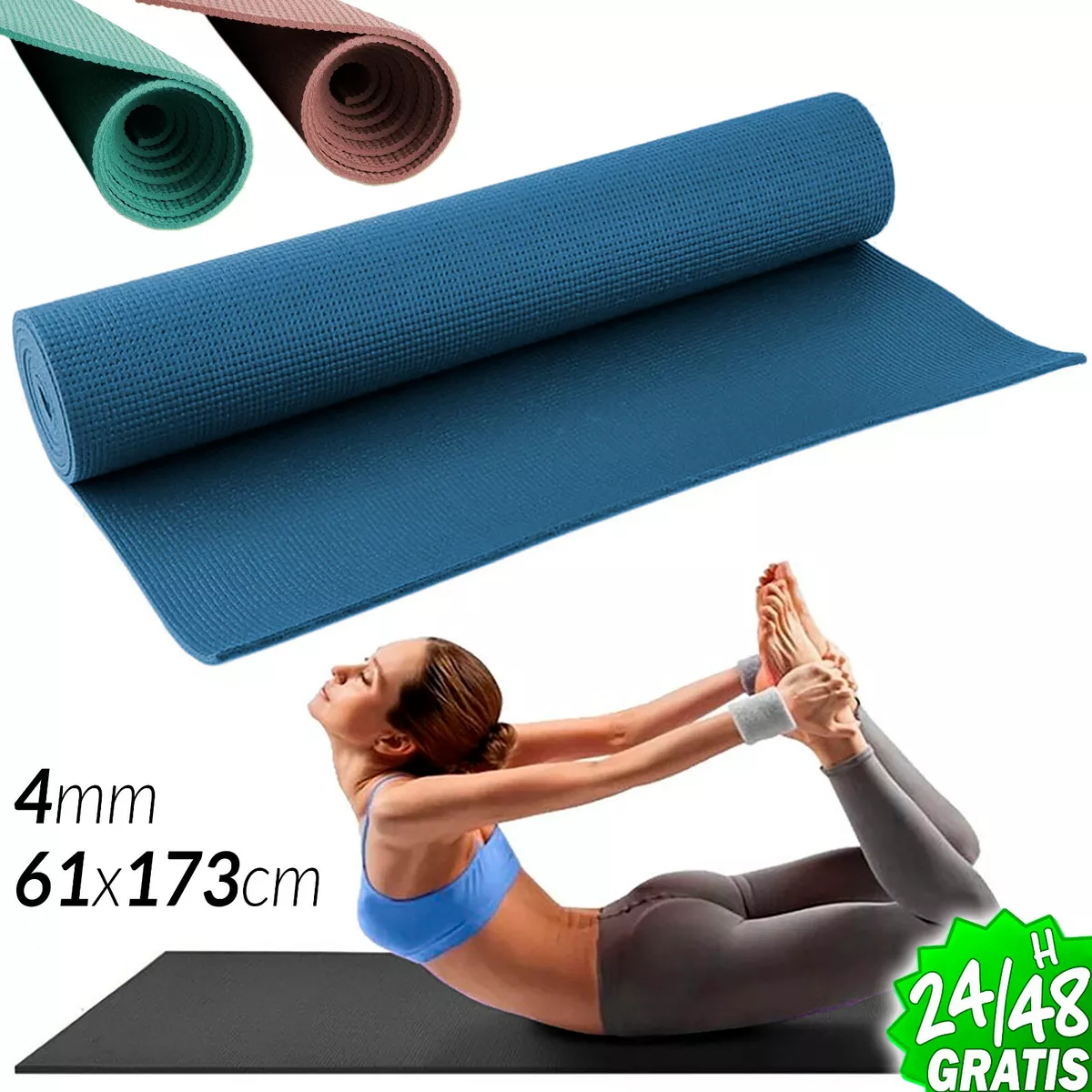 Esterilla/Alfombra Yoga y Pilates Azul 