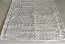 The Company Store Euro Sham Quilted Diamond Stitch White (2) Pair 29' X 28"