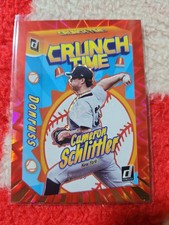 Panini 2026 Donruss Foil Crunch Time Red 99 Cameron Schlittler 