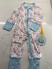 Lullaby Collection Bamboo Newborn Zippy Pajamas- baby newborn infant sleeper