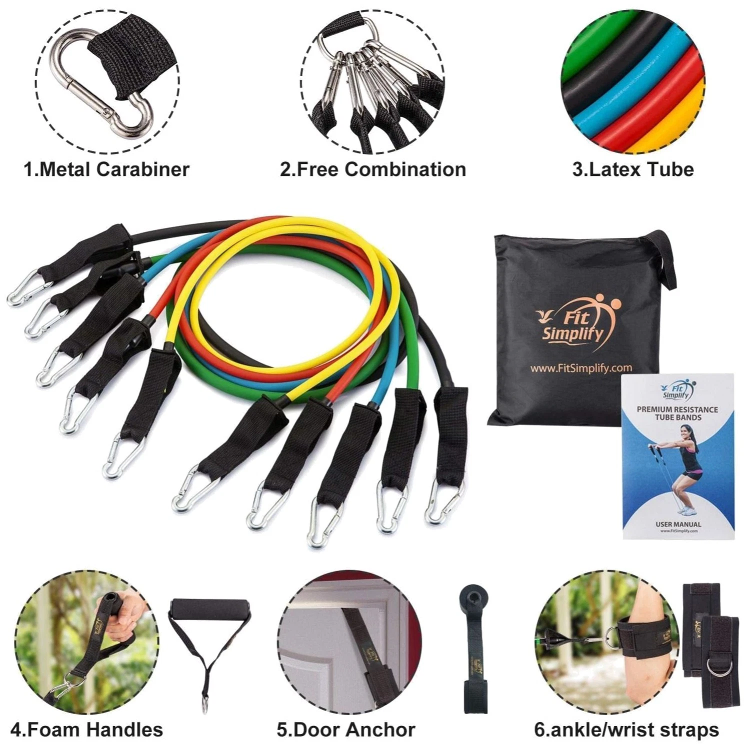 Stackable Resistance Bands Bundle
