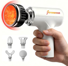 Massage Gun with Heat Powerful Deep Tissue Massager, Handheld Mini Massage