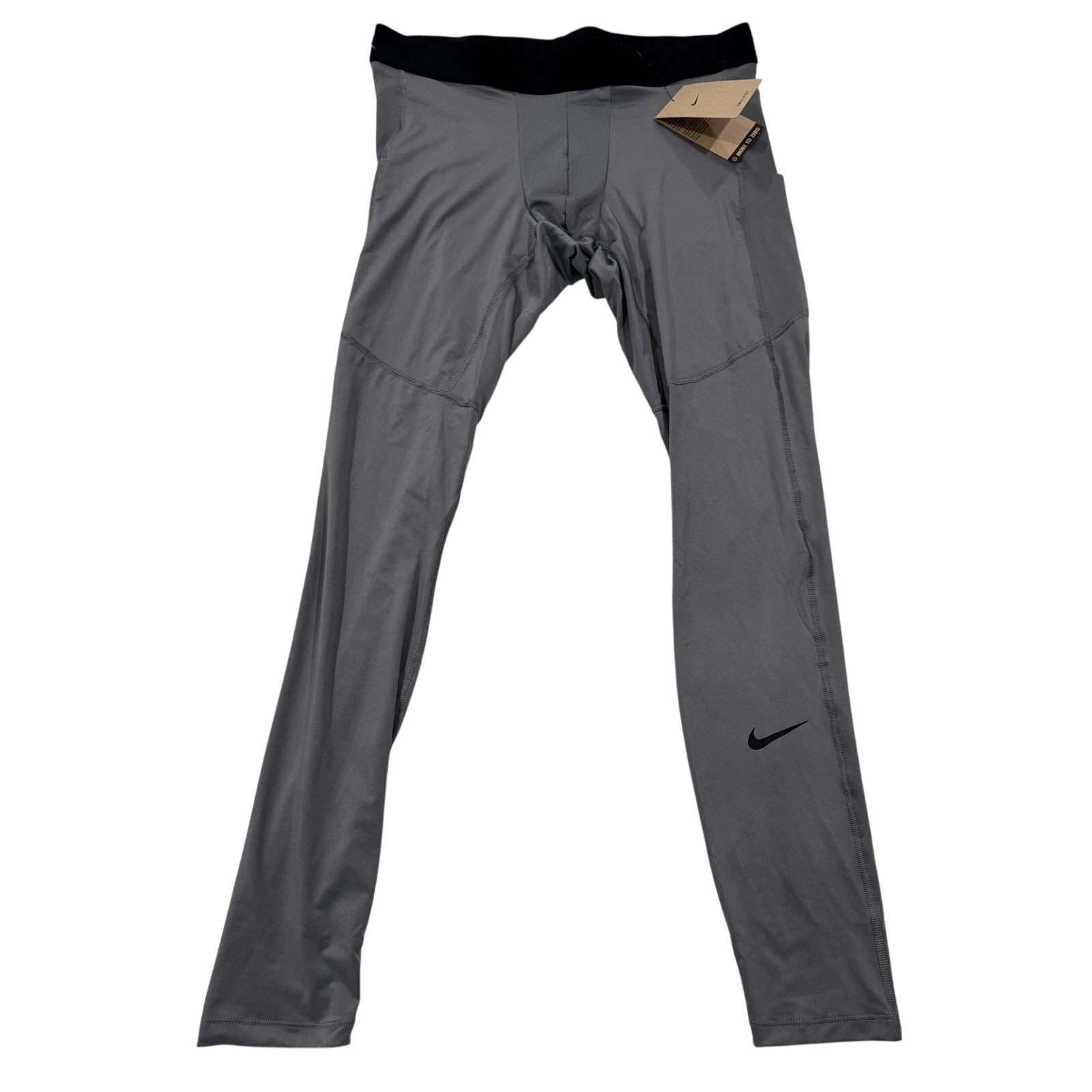 M3-44(2) NIKE Men's Dri-Fit Training Base Layer Pants Gray XL