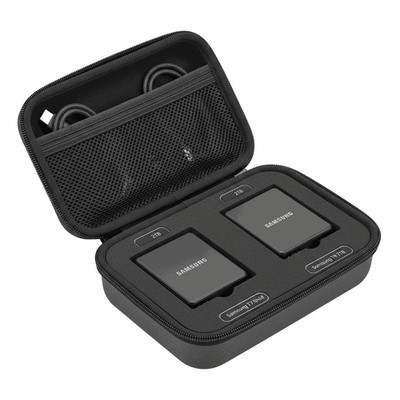 Portable SSD Case   Hard Travel Case Compatible with Samsung T9 & T7 Shield 1TB,