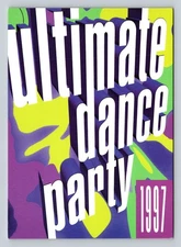 1997 Ultimate Dance Party Music Promo Postcard Arista Records