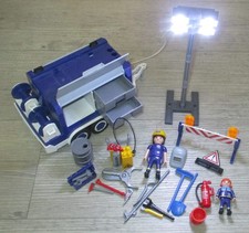 Playmobil 5097 THW Transportanhänger mit Lichtmast u. Zubehör  Konvolut Sammlung