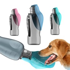 800ml Dogs Water Bottle Portable High Capacity Leakproof Pet Foldable Drinking B