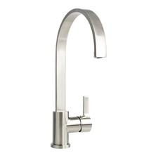 Eisen Home 16" Swivel Solid Brass Brushed Nickel Single Handle Kitchen Faucet