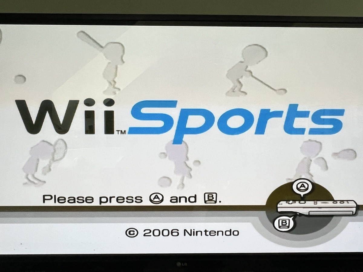 Wii Sports (Nintendo Wii, 2006) *Rare Version 1.00* Tested READ | eBay