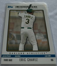 2009 Topps Ticket to Stardom Baseball Eric Chavez Oakland Athletics Blue #d 99