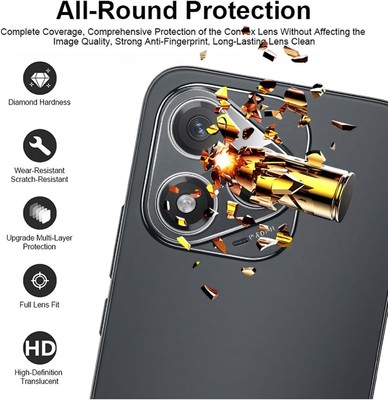 Kit De Verre De Lentille Arrière Pour Honor 400 Lite (ABR-NX1, ABR-N31C1) - 3 Pièces, Neuf
