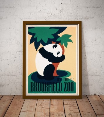 Poster Reise Brookfield Zoo Panda