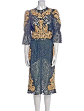 Dolce &Gabbana Runway Embellished and embroidered Lace Dress IT 40
