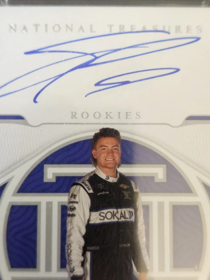 2022 Panini National Treasures 24/25 Stefan Parsons Rookie Auto SGC 10/9 #RSS-SP - Image 4 of 4