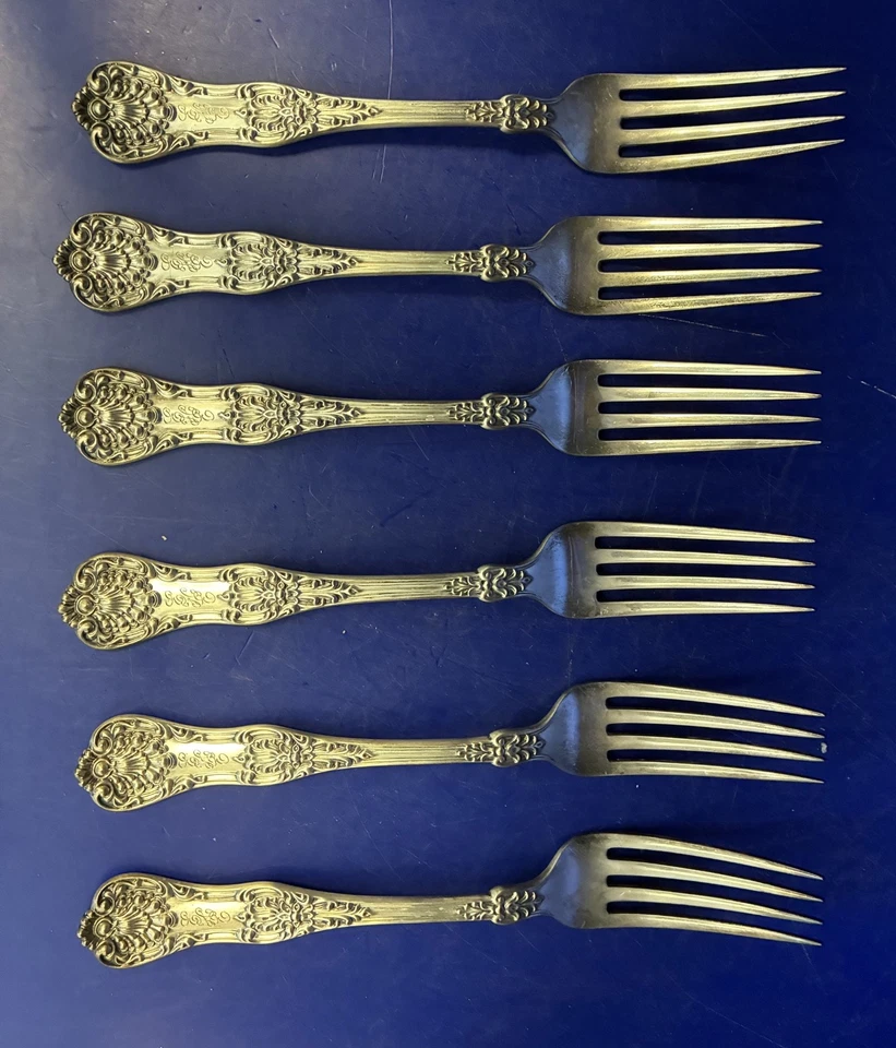 Seis horquillas Domnick & Haff Sterling para Marcus & Co - Nuevo patrón King Foto 2 de 4