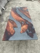 Custom Unique Epoxy Resin Dining Table, Epoxy Counter Top Resin Coffee Table Dec
