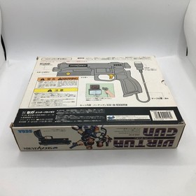 Sega Saturn Gun Controller Virtua Cop HSS-0152 HSS-0122 set Box CRT TV Tested
