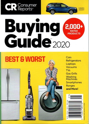 #ad Consumer Reports Annual Buying Guide 2020; Over 2000 expert reviews $8.17