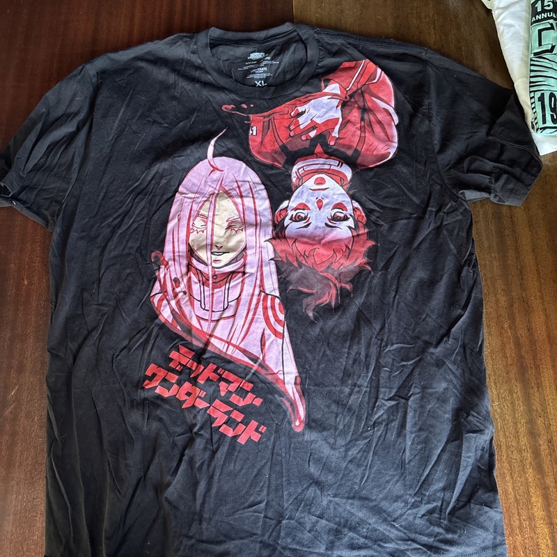 Loot Crate Graphic Tee Shirt Anime Deadman Wonderland Exclusive 2XL Shiro Ganta