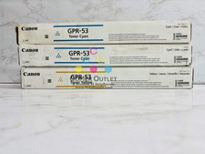 3 Cosmetic Genuine Canon iR ADV C3325i C3330i,C3525i CY Toners GPR-53 (No Mag &