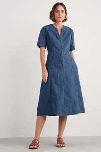 seasalt denim dress Noa Denim Mini Dress | Seasalt