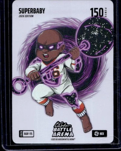 2026 Bo Jackson Battle Arena Superbaby Blizzard Battlefoil SP SSP #BLBF-115