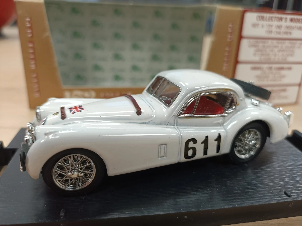 Miniature Brumm 1/43 - Jaguar XK120 3.5L Coupé 1948 - Argent (Réf. R105) - Occasion