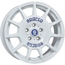 ALUFELGE SPARCO SPARCO TERRA FUR SUBARU IMPREZA STI WRX 7.5X17 5X100 WHITE BLUE