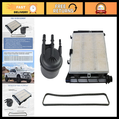 High-Performance Fuel Filter Element for 2017-2020 Ford Super Duty 6.7L Diesel