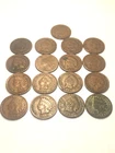 17 - 1800s Indian Head Pennies 1864 up