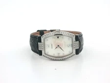 Concord La Scala 30mm Mother of Pearl & Diamond Tonneau Steel Watch