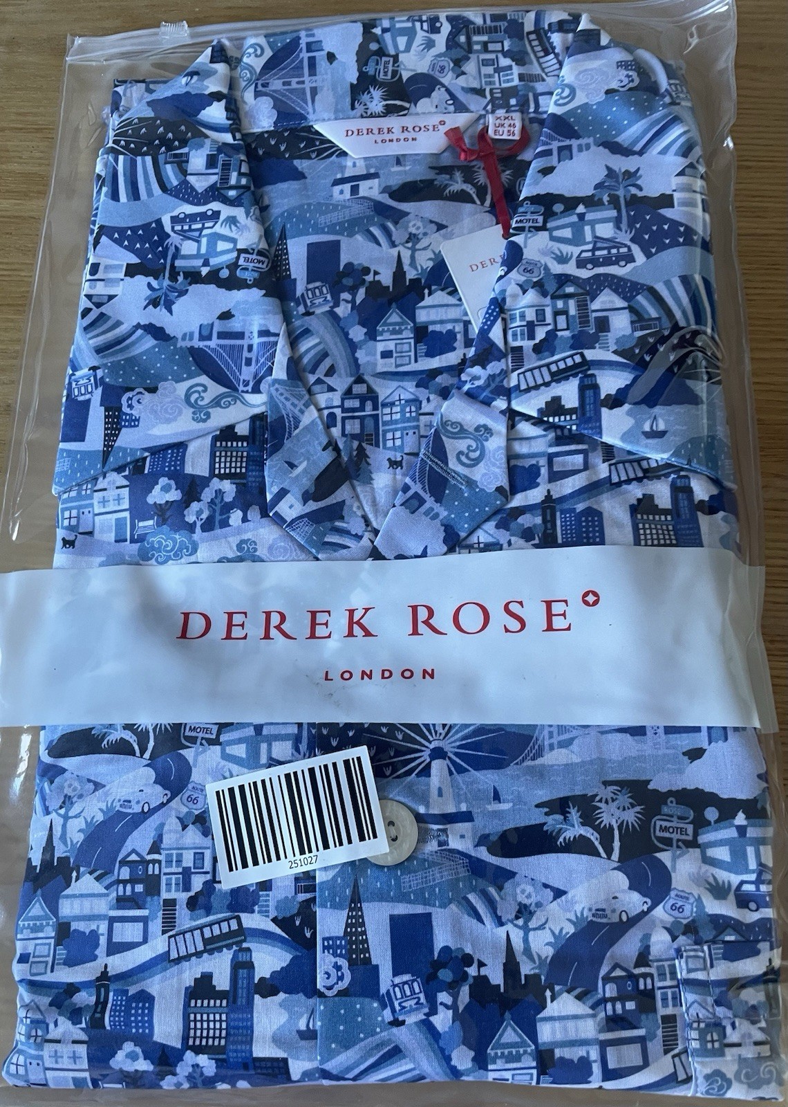 Derek Rose Mens Pyjamas, Ledbury , Lightweight, Classic Fit,  XXL = 46,  RRP£260 image 10