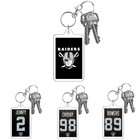 LAS VEGAS RAIDERS Custom Design NFL Football Style 2 Side Large Photo Keychain