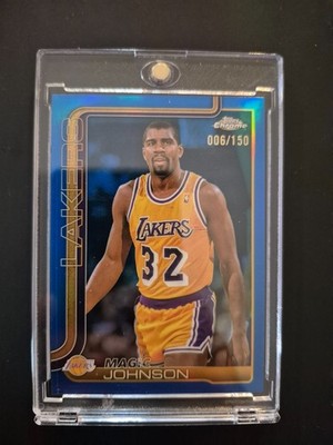 Magic Johnson 2025-26 Topps Chrome Basketball Blue 6 /150