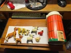 Vintage Fisher Price Farm Animals And Silo