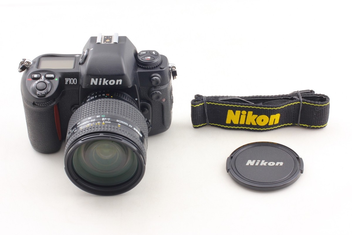フィルムカメラ NIKON F100 AF 24-120mm 1:3.5-5.6 D No Sticky [N MINT] Nikon F100 Film Camera AF 24-120mm f3.5-5.6 D