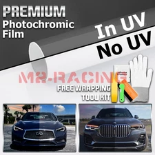 Paint Protection PPF UV Clear To Smoke Black Headlight Taillight Fog Tint Film