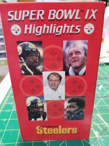 Pittsburgh Steelers 9. 10, 13 & 14 Super Bowl Highlights Lot Of 4 Vhs