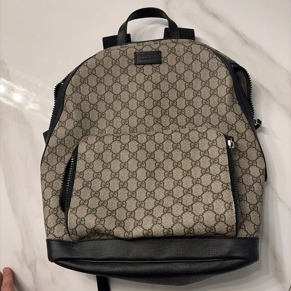 Gucci GG Supreme Backpack Beige Bags & Handbags for Women  display picture 3