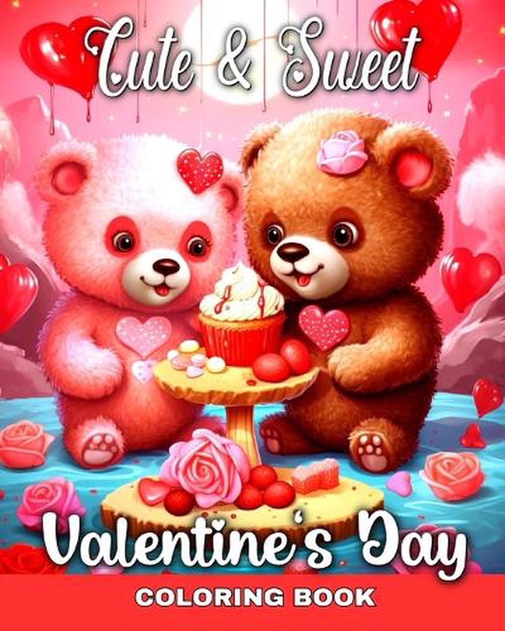 Cute Valentine's Day Coloring Book with Fun Themed Pages for Kids