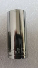 NEW 5/8" BLUE POINT ™ TOOLS CHROME BLPLS1458 SAE 6 POINT 1/4"  DRIVE SOCKET
