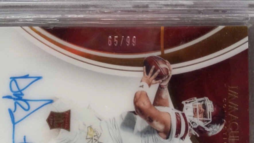 2016 Immaculate Collection Collegiate Dak Prescott RC Rookie Auto /99 BGS 9 Mint - Image 2 of 3